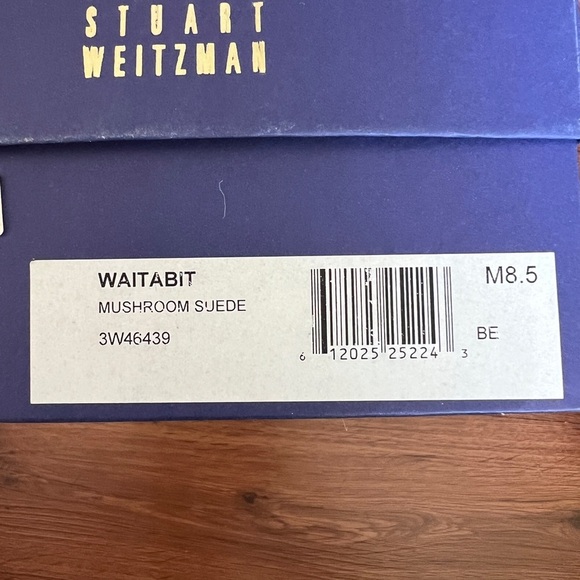 Stuart Weitzman Mushroom Suede Pointed Toe Low Heel Pumps Women’s 8.5 Vintage - Picture 5 of 7